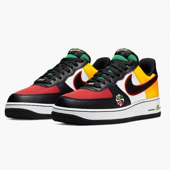 Nike WMNS Air Force 1 07 LV8 Sunburst CK9282 100 Sports Shoes