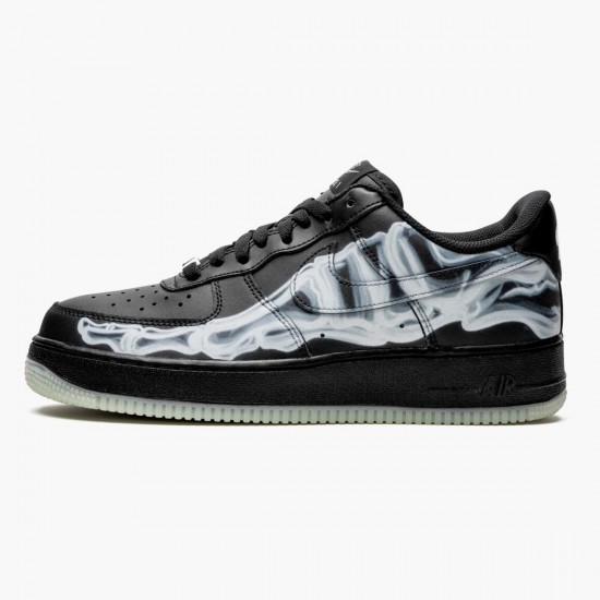 Nike Mens Air Force 1 Low Black Skeleton BQ7541 001 Sports Shoes