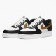 Nike WMNS Air Force 1 Low Black White Metallic Gold CZ9189 001 Sports Shoes