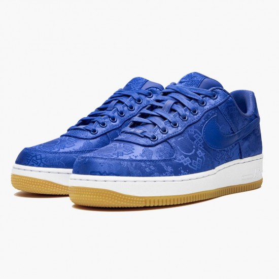 Nike WMNS Air Force 1 Low CLOT Blue Silk CJ5290 400 Sports Shoes