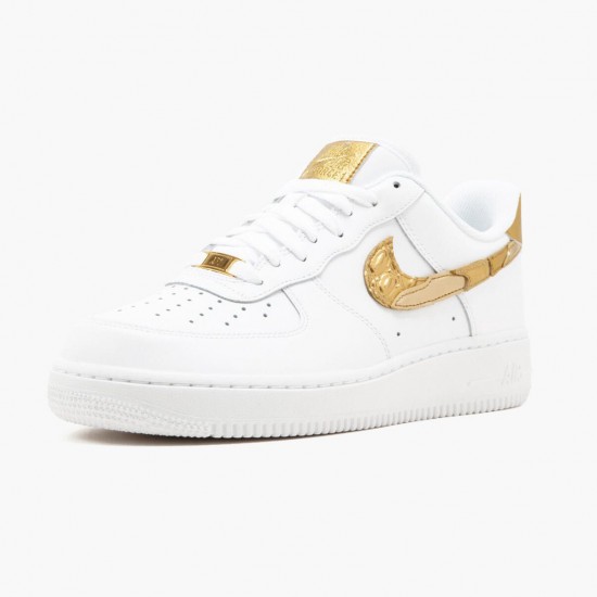 Nike WMNS Air Force 1 Low CR7 Golden Patchwork AQ0666 100 Sports Shoes