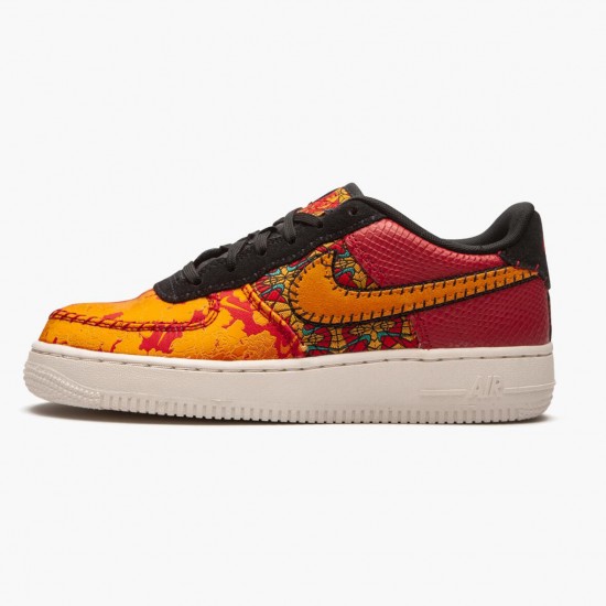 Nike WMNS Air Force 1 Low Chinese New Year 2019 AV5167 600 Sports Shoes