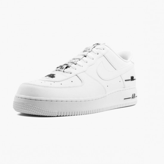 Nike WMNS Air Force 1 Low Double Air Low White Black CJ1379 100 Sports Shoes