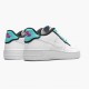 Nike WMNS Air Force 1 Low GS Double Layer Aqua Black BV1084 100 Sports Shoes