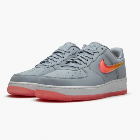 Nike Mens Air Force 1 Low Jelly Jewel Obsidian Mist AT4143 400 Sports Shoes