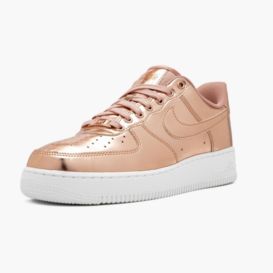 Nike WMNS Air Force 1 Low Metallic Bronze CQ6566 900 Sports Shoes