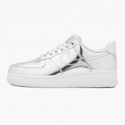 Nike WMNS Air Force 1 Low Metallic Chrome CQ6566 001 Sports Shoes