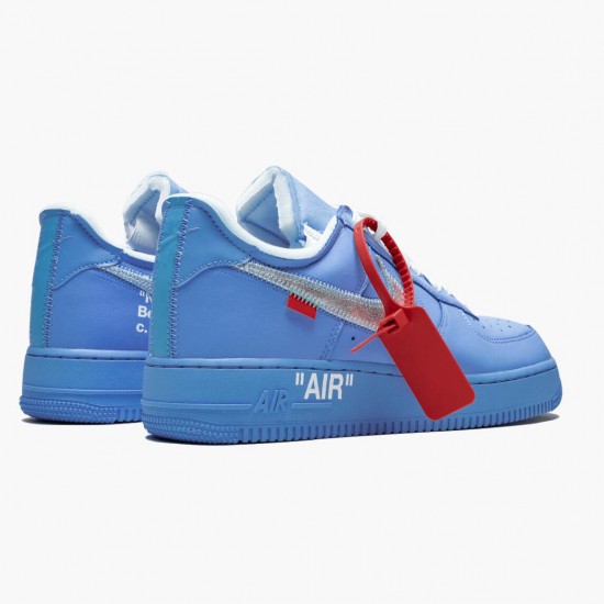 Nike WMNS Air Force 1 Low Off-White MCA University Blue CI1173 400 Sports Shoes