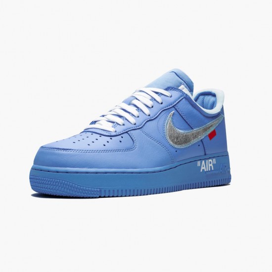 Nike WMNS Air Force 1 Low Off-White MCA University Blue CI1173 400 Sports Shoes