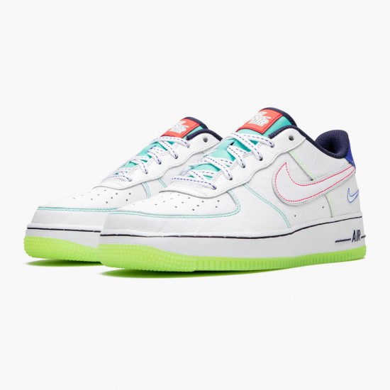 Nike WMNS Air Force 1 Low Outside the Lines CV2421 100 Sports Shoes