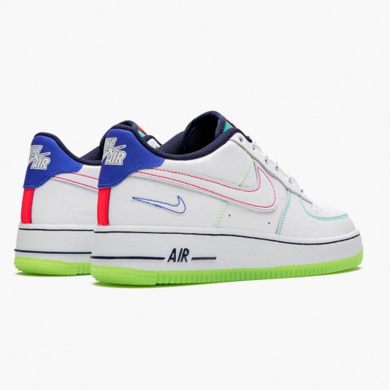 Nike WMNS Air Force 1 Low Outside the Lines CV2421 100 Sports Shoes