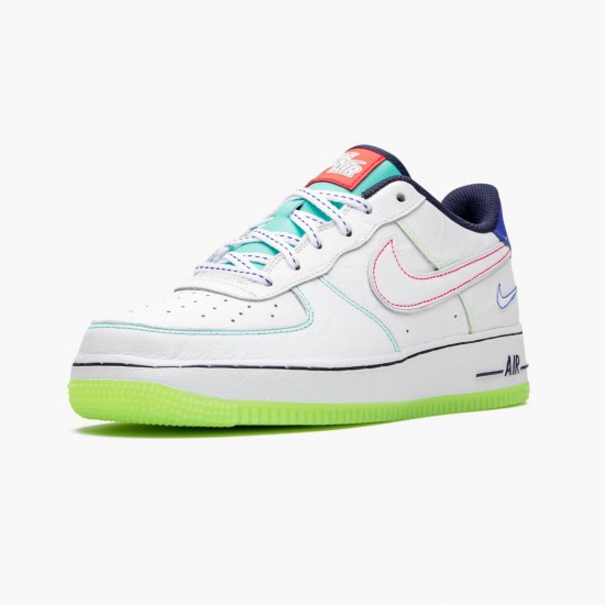 Nike WMNS Air Force 1 Low Outside the Lines CV2421 100 Sports Shoes