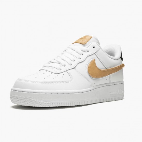 Nike WMNS Air Force 1 Low Removable Swoosh Pack White Vachetta Tan CT2253 100 Sports Shoes