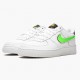 Nike WMNS Air Force 1 Low Removable Swoosh White Green Strike AR7446 100 Sports Shoes