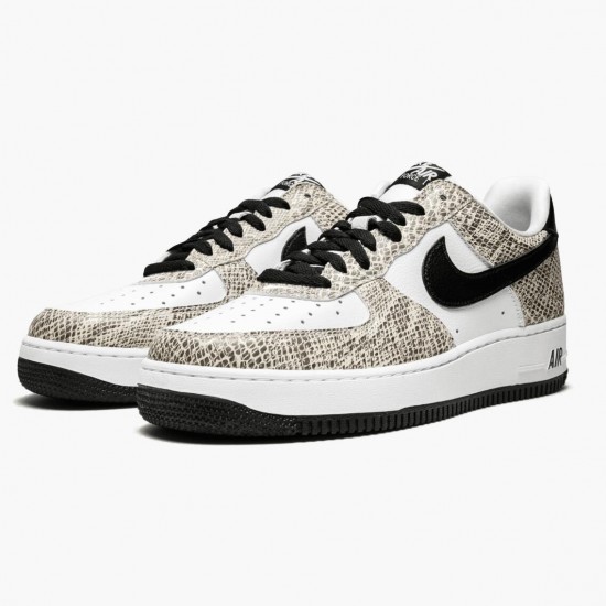 Nike WMNS Air Force 1 Low Retro Cocoa Snake 845053 104 Sports Shoes