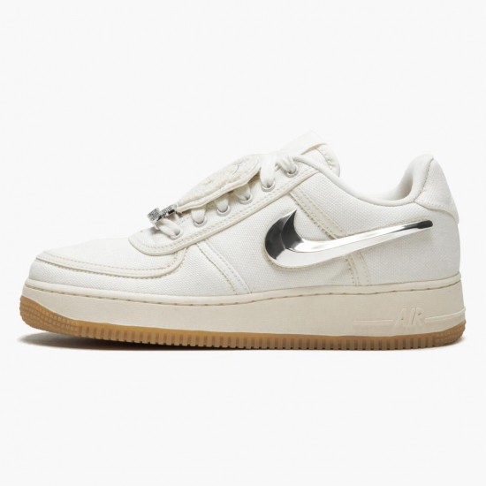 Nike WMNS Air Force 1 Low Travis Scott Sail AQ4211 101 Sports Shoes