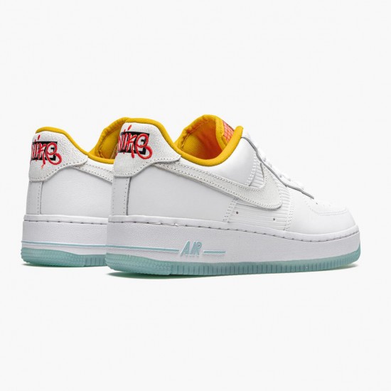 Nike WMNS Air Force 1 Low White Dark Sulfur CZ8132 100 Sports Shoes