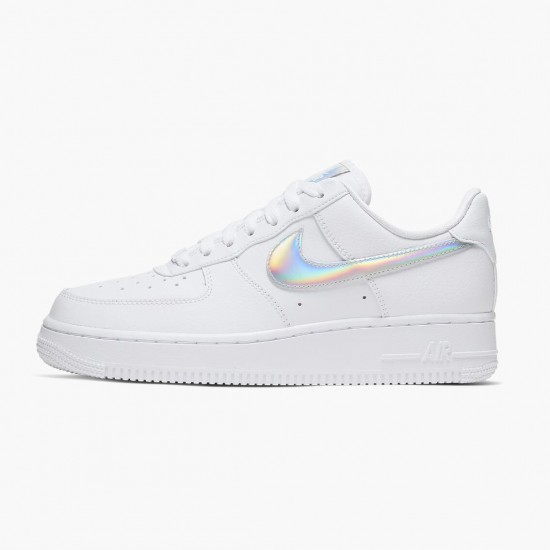 Nike WMNS Air Force 1 Low White Irisdescent CJ1646 100 Sports Shoes