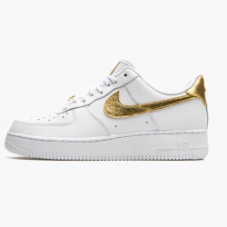 Nike WMNS Air Force 1 Low White Metallic Gold DC2181 100 Sports Shoes