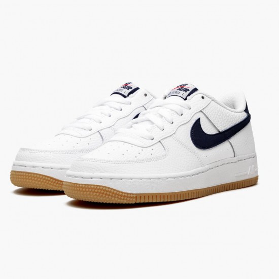 Nike WMNS Air Force 1 Low White Obsidian CI1759 100 Sports Shoes