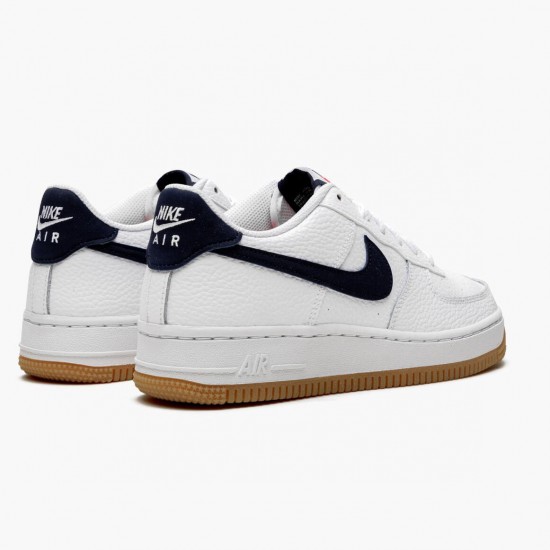 Nike WMNS Air Force 1 Low White Obsidian CI1759 100 Sports Shoes