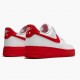 Nike WMNS Air Force 1 Low White Red Midsole CK7663 102 Sports Shoes