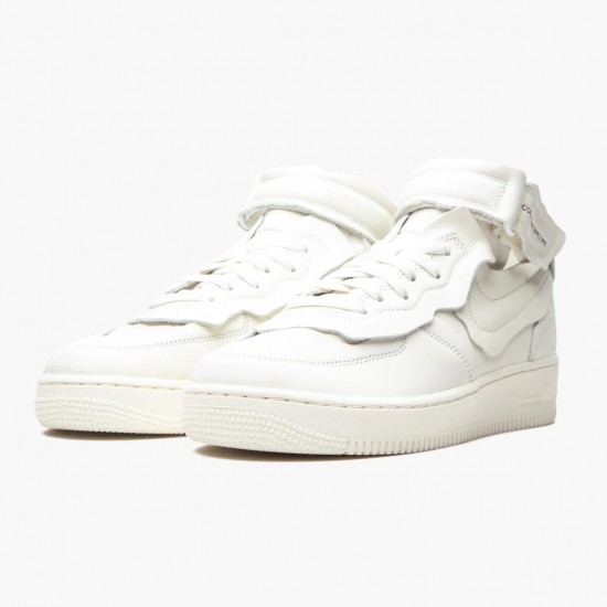 Nike WMNS Air Force 1 Mid Comme des Garcons White DC3601 100 Sports Shoes