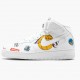 Nike WMNS Air Force 1 Mid Supreme NBA White AQ8017 100 Sports Shoes