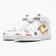 Nike WMNS Air Force 1 Mid Supreme NBA White AQ8017 100 Sports Shoes