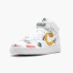 Nike WMNS Air Force 1 Mid Supreme NBA White AQ8017 100 Sports Shoes