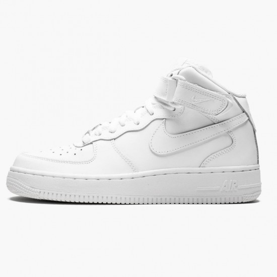 Nike WMNS Air Force 1 Mid White 2014 314195 113 Sports Shoes