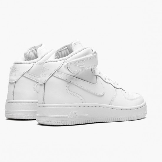 Nike WMNS Air Force 1 Mid White 2014 314195 113 Sports Shoes