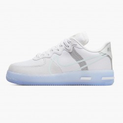 Nike WMNS Air Force 1 React White Light Bone CQ8879 100 Sports Shoes