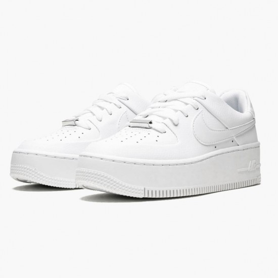 Nike WMNS Air Force 1 Sage Low Triple White AR5339 100 Sports Shoes