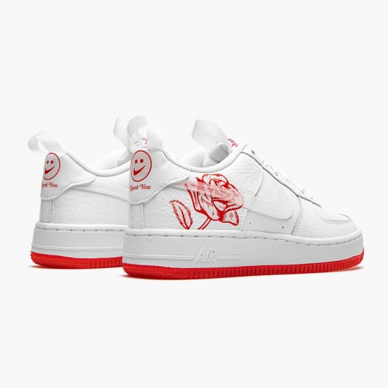 Nike WMNS Air Force 1 Satin Rose CN8534 100 Sports Shoes