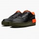 Nike WMNS Air Force 1 Shadow Black Hyper Crimson Cargo Khaki CQ3317 001 Sports Shoes