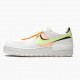 Nike WMNS Air Force 1 Shadow Summit White Barely Volt Crimson Tint CI0919 107 Sports Shoes