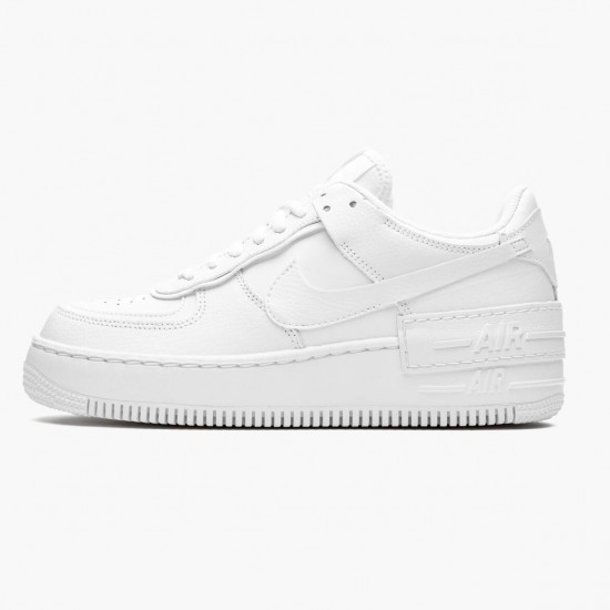 Nike WMNS Air Force 1 Shadow Triple White CI0919 100 Sports Shoes