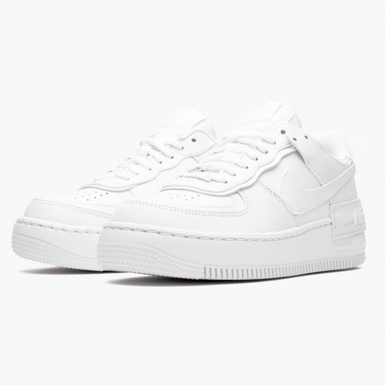 Nike WMNS Air Force 1 Shadow Triple White CI0919 100 Sports Shoes