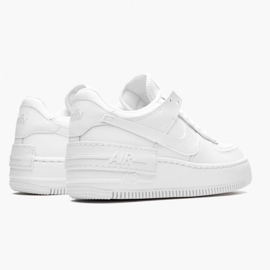 Nike WMNS Air Force 1 Shadow Triple White CI0919 100 Sports Shoes