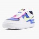 Nike WMNS Air Force 1 Shadow White Sapphire Barely Volt CJ1641 100 Sports Shoes