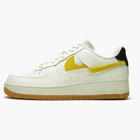 Nike WMNS Air Force 1 Vandalized Sail Chrome Yellow BV0740 101 Sports Shoes