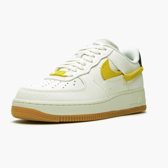 Nike WMNS Air Force 1 Vandalized Sail Chrome Yellow BV0740 101 Sports Shoes