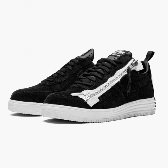 Nike WMNS Lunar Force 1 Low Acronym Black White 698699 001 Sports Shoes