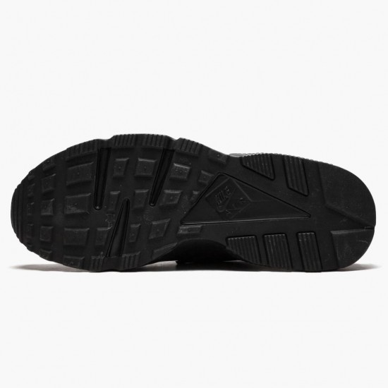 Nike WMNS Air Huarache Black Black White 318429 003 Sports Shoes