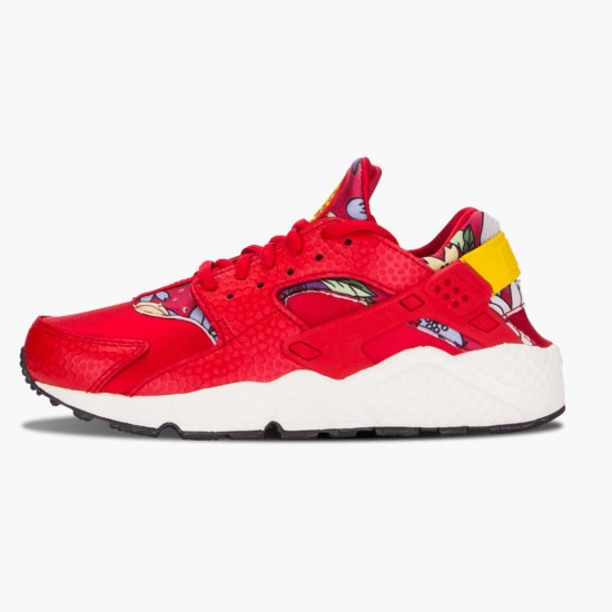 Nike WMNS Air Huarache Run Aloha 2015 725076 601 Sports Shoes