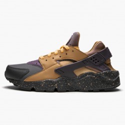 Nike WMNS Air Huarache Run Pro Purple Elemental Gold 704830 012 Sports Shoes