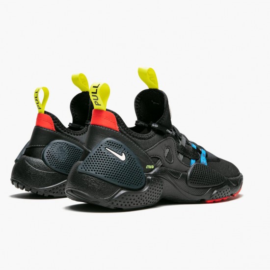 Nike WMNS Huarache Edge Heron Preston Black CD5779 001 Sports Shoes