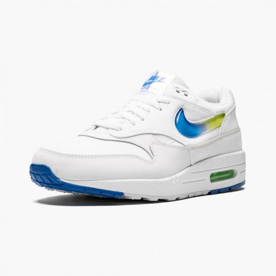 Nike Mens Air Max 1 Jelly Jewel White AO1021 101 Sports Shoes