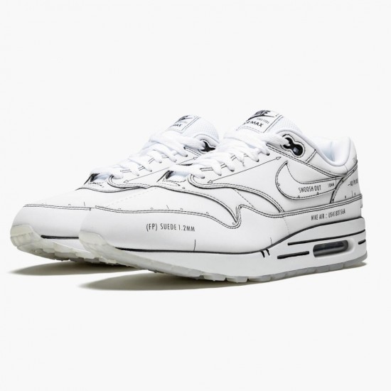 Nike WMNS Air Max 1 Tinker Schematic CJ4286 100 Sports Shoes